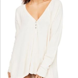 Free People citrine Cotton Blend Top